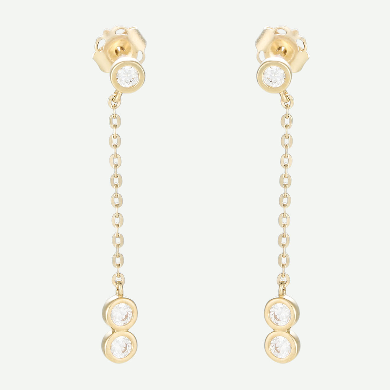 Instant d'Or Boucles d'oreilles Claire or jaune