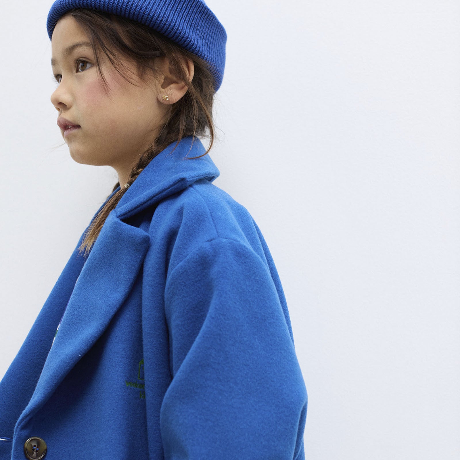 Fleece Mantel Blue Dog Blue