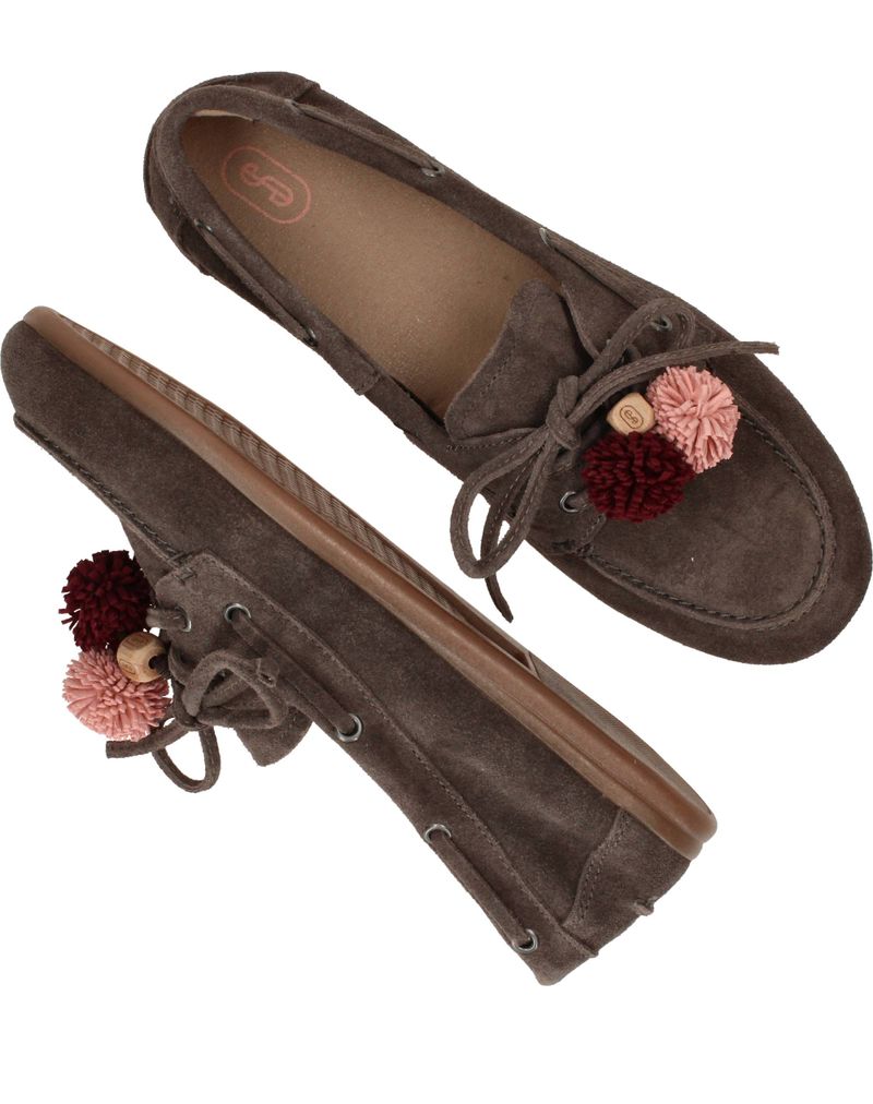 Shoecolate Loafers Grijs Dames