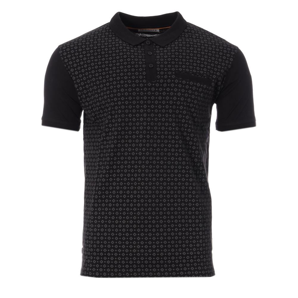 RMS26 Polo Noir Homme RMS26 Micromotif