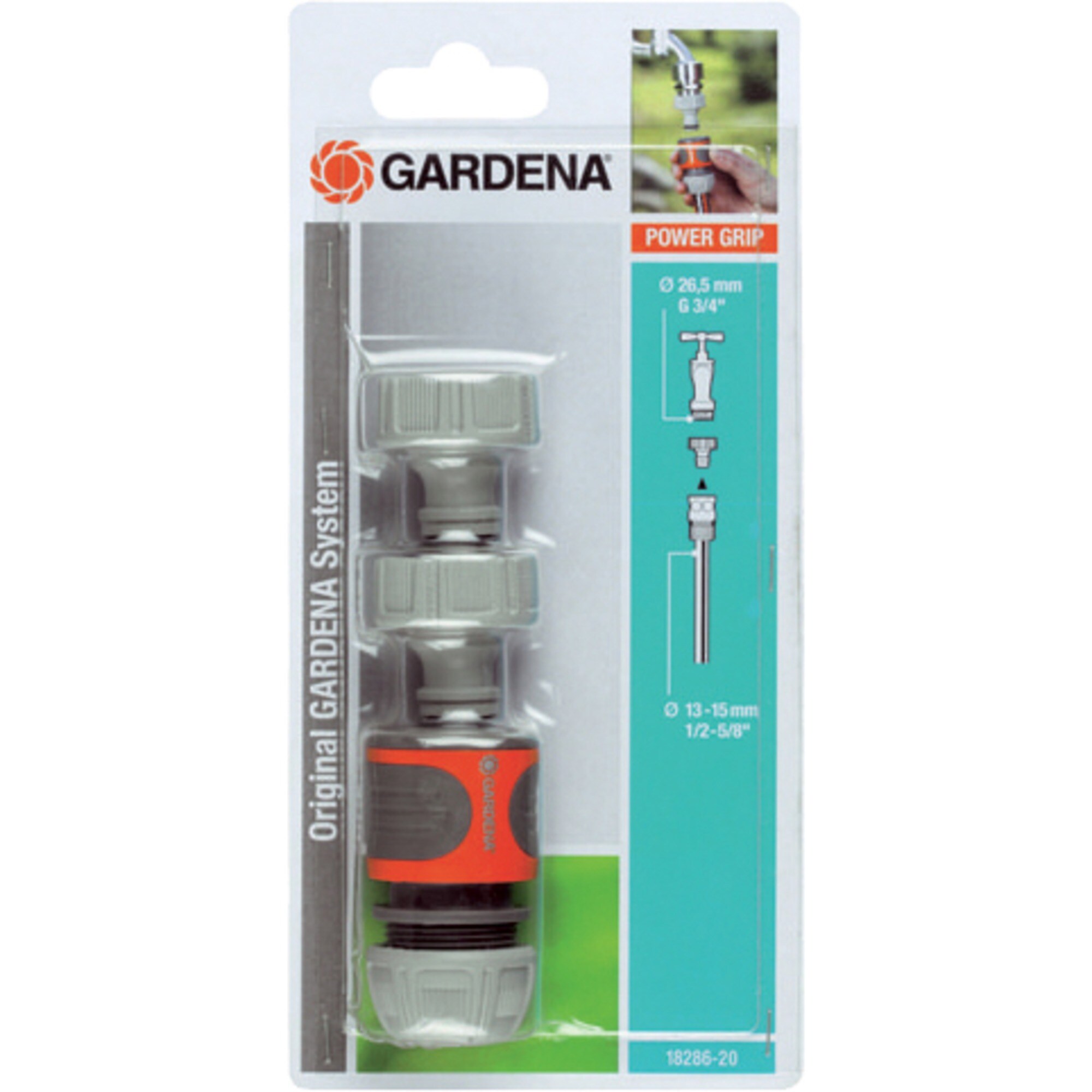 GARDENA Hahnstück Anschluss-Satz für 13mm (1/2