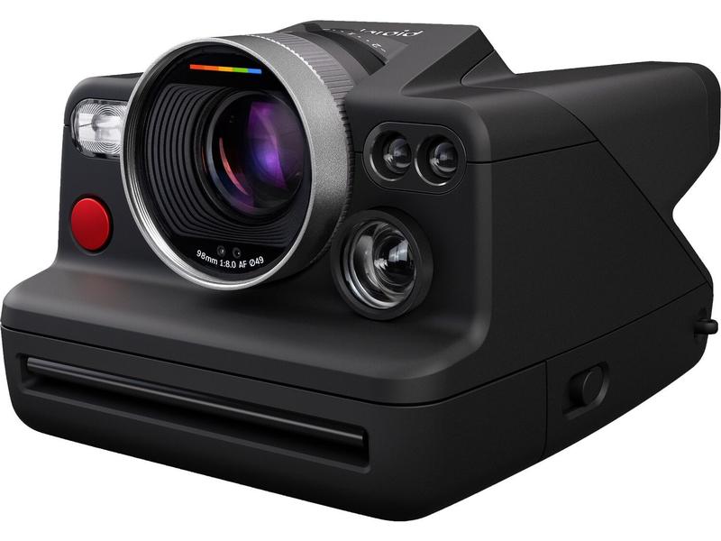 Polaroid Fotokamera I-2 Schwarz Analoge Sofortbildkamera mit integrierter manueller Bedienung