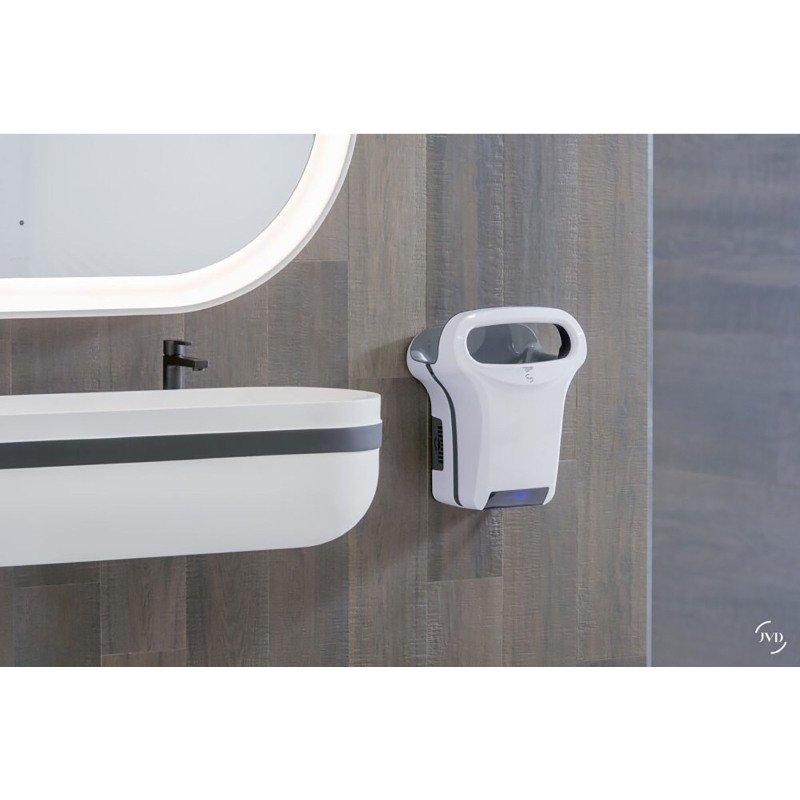Sèche-mains JVD Exp'air blanc automatique