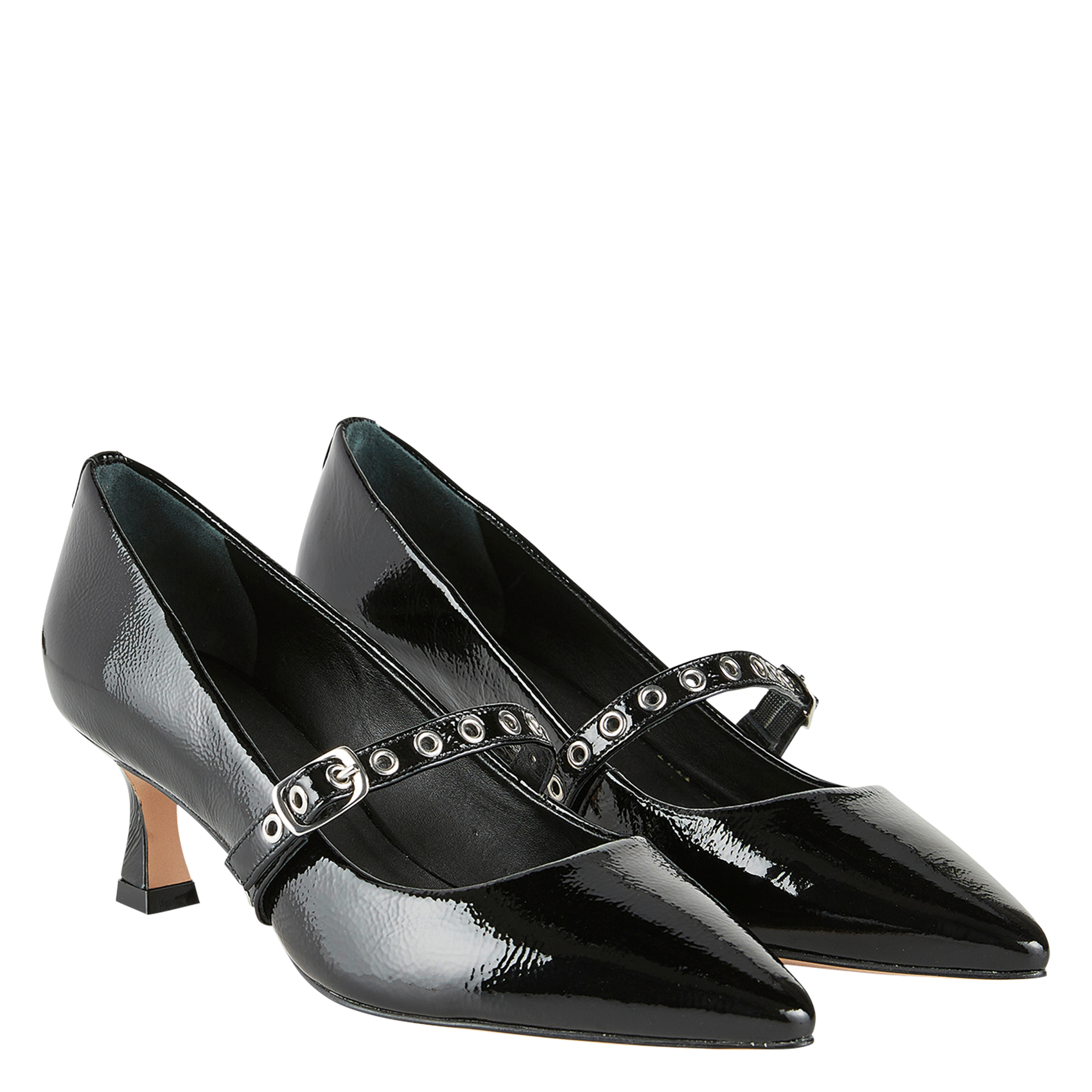 BILLIE - Escarpins en cuir verni | Noir