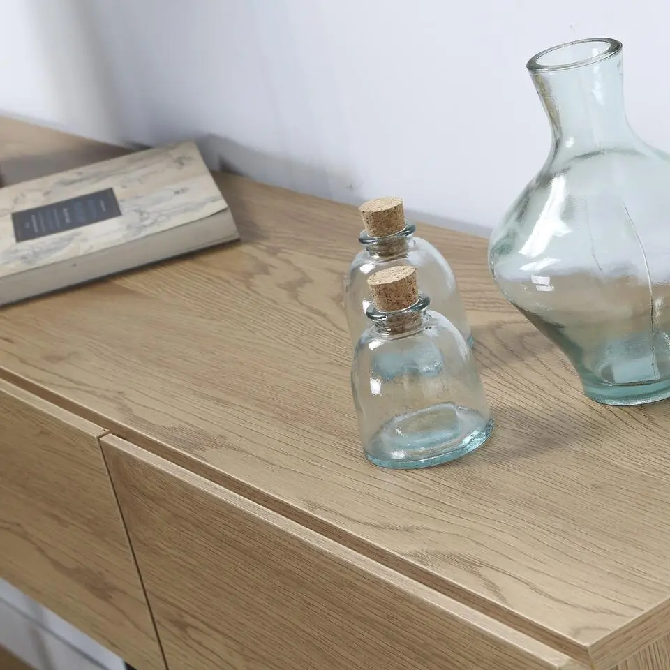 CALICOSY - Sidetable - Eikenhouten decor - 73x120x29.5 cm