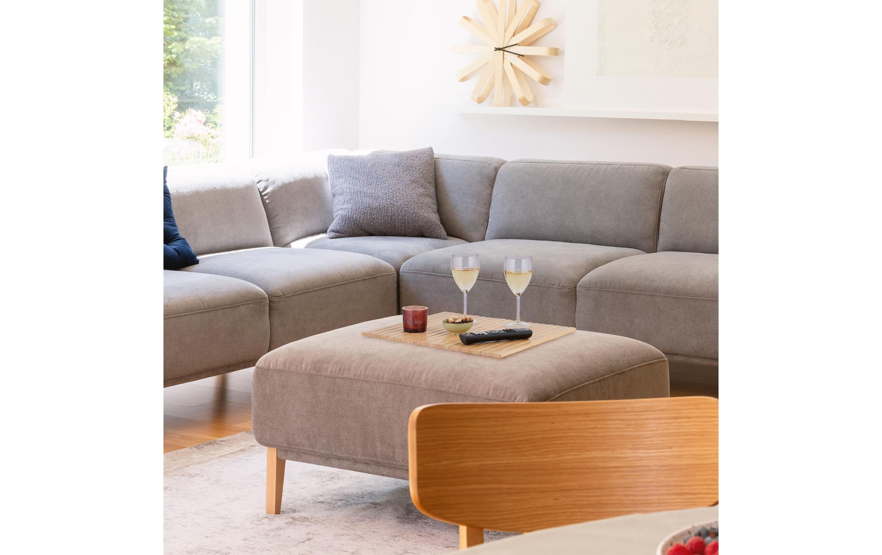 Serviertablett NaturArmlehnentisch für das Sofa