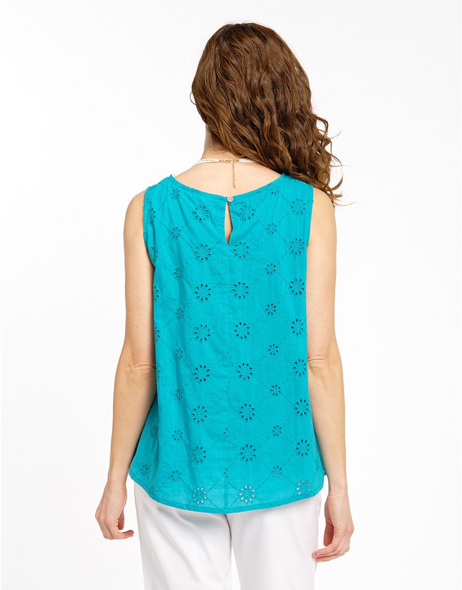 Topbroderie anglaise