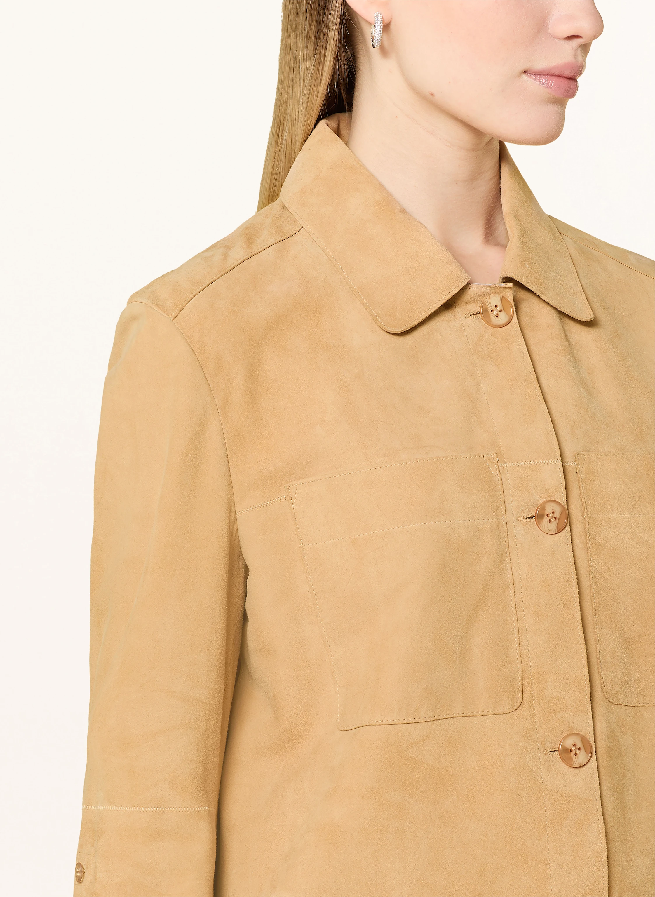 MILESTONE Leder-Overshirt MSVICKI