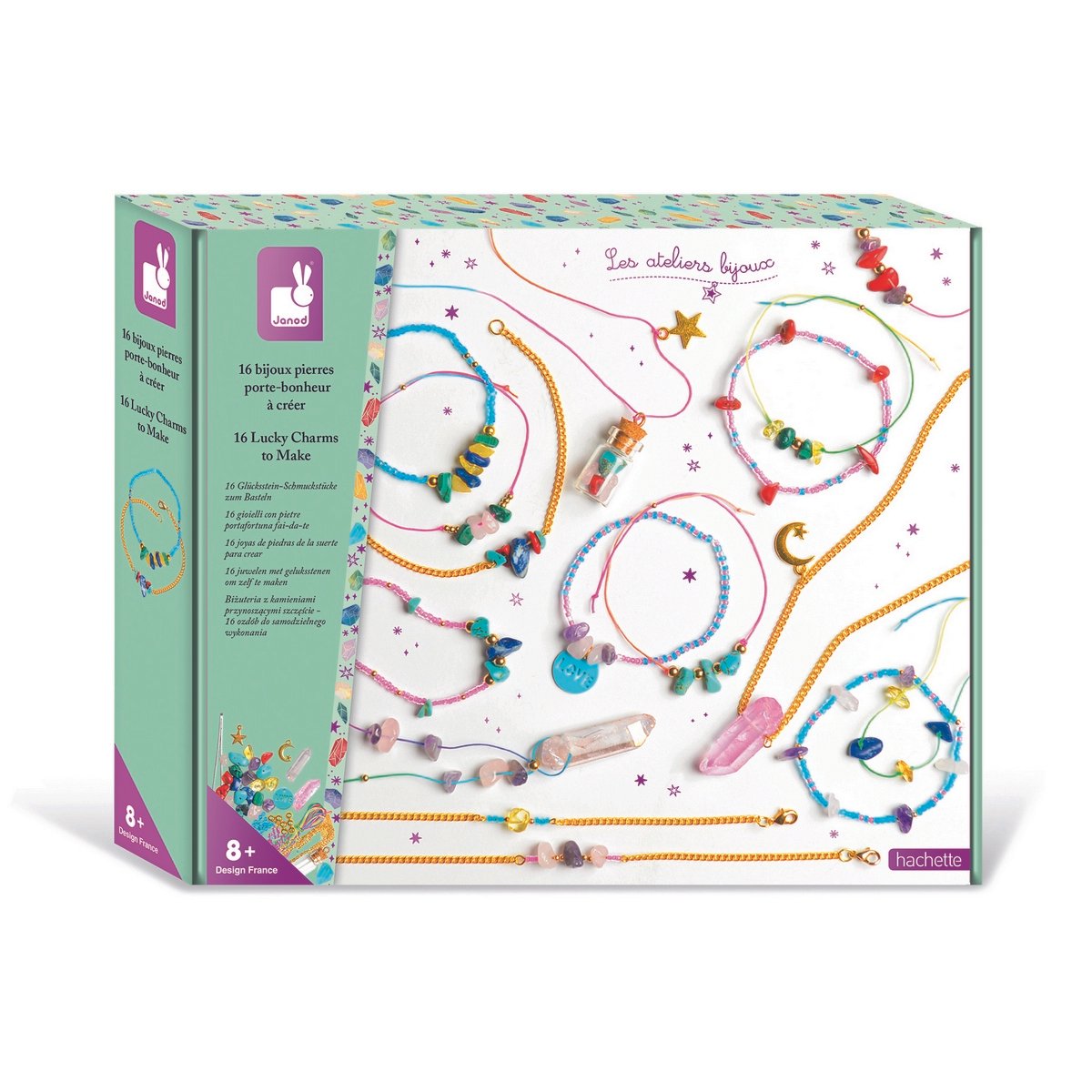 Coffret bijoux pierres porte-bonheur