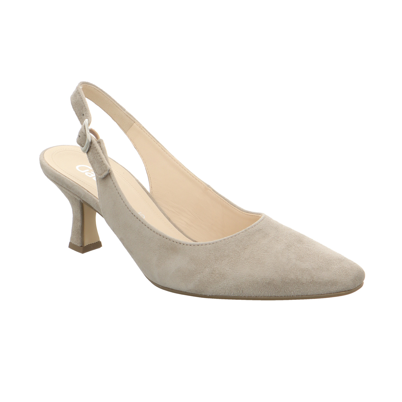 Spangenpumps grau