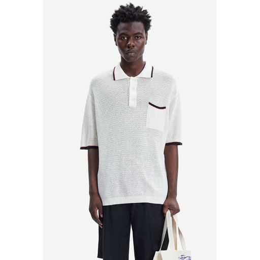 Samsøe Samsøe Cory Polo T-shirt, Whisper White, XL