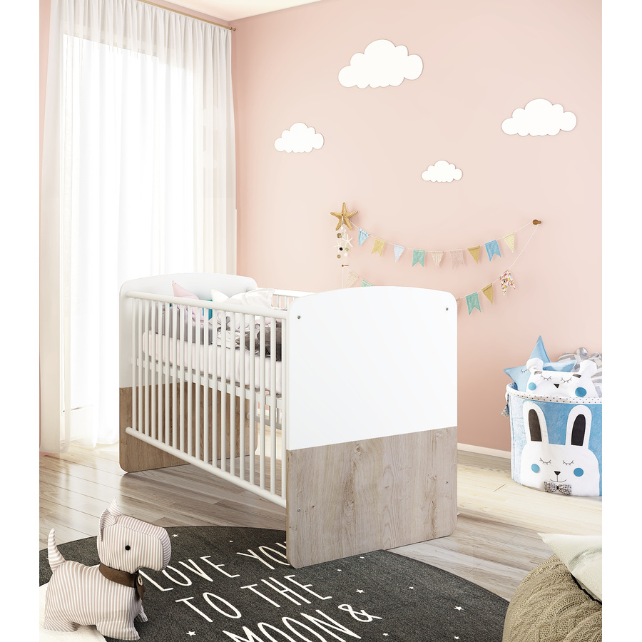 nonjoo. Kinderbett Luke 70 x 140 cm