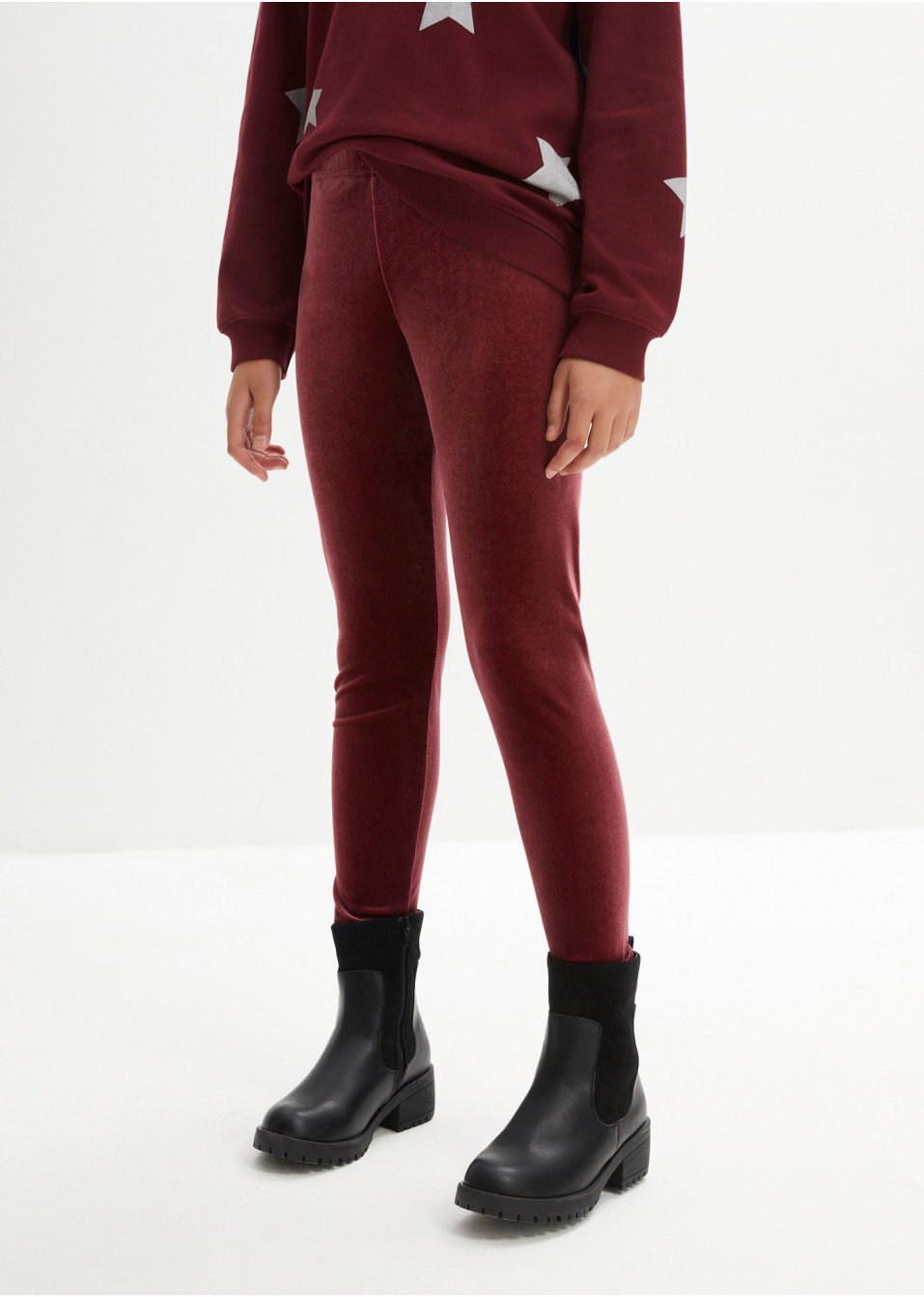 Legging en velours fille