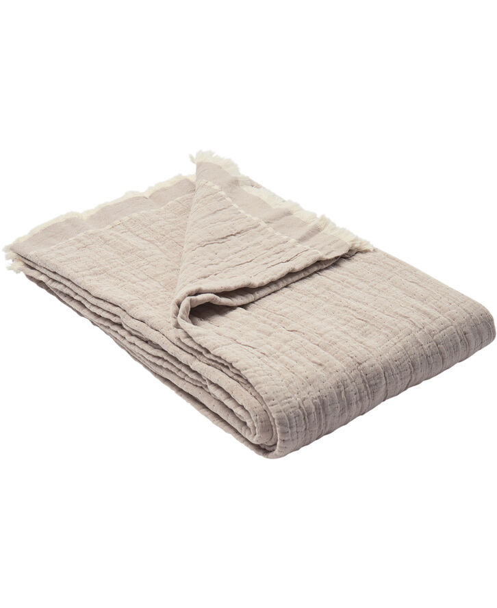 Magasin du Nord Collection Nordic throw 130x200cm Dusty beige Beige
