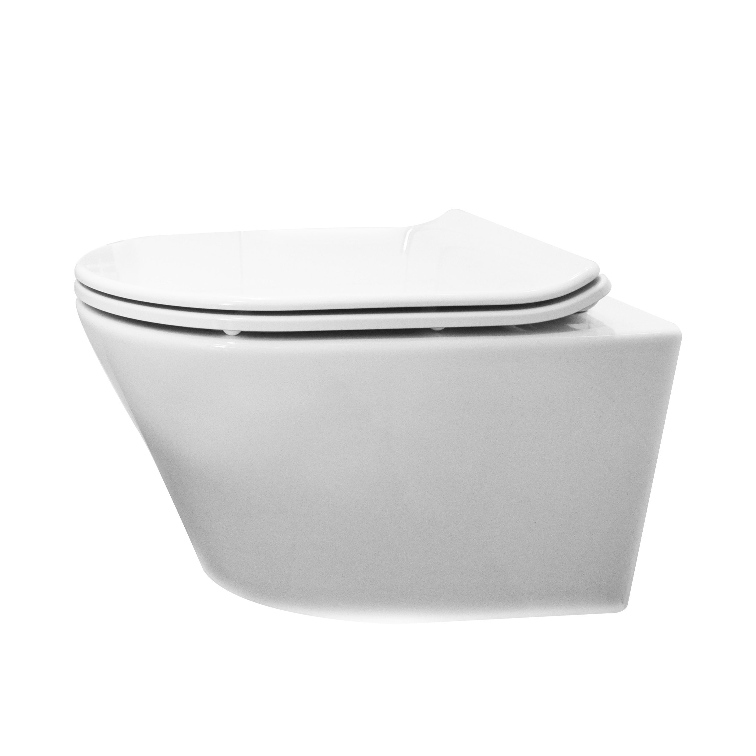 Mueller Afesta toiletpot randloos met platte softclose zitting