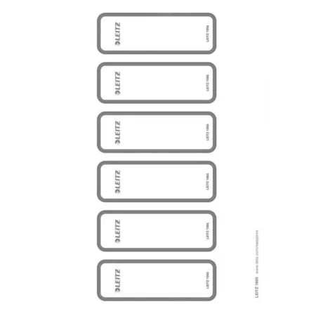Leitz Rückenschild, schmal, 60 Stück