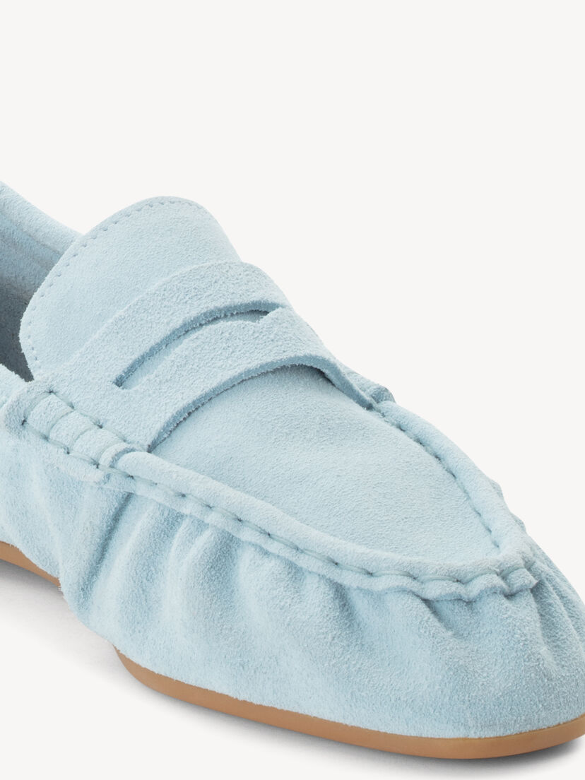 Leren Mocassin - blauw