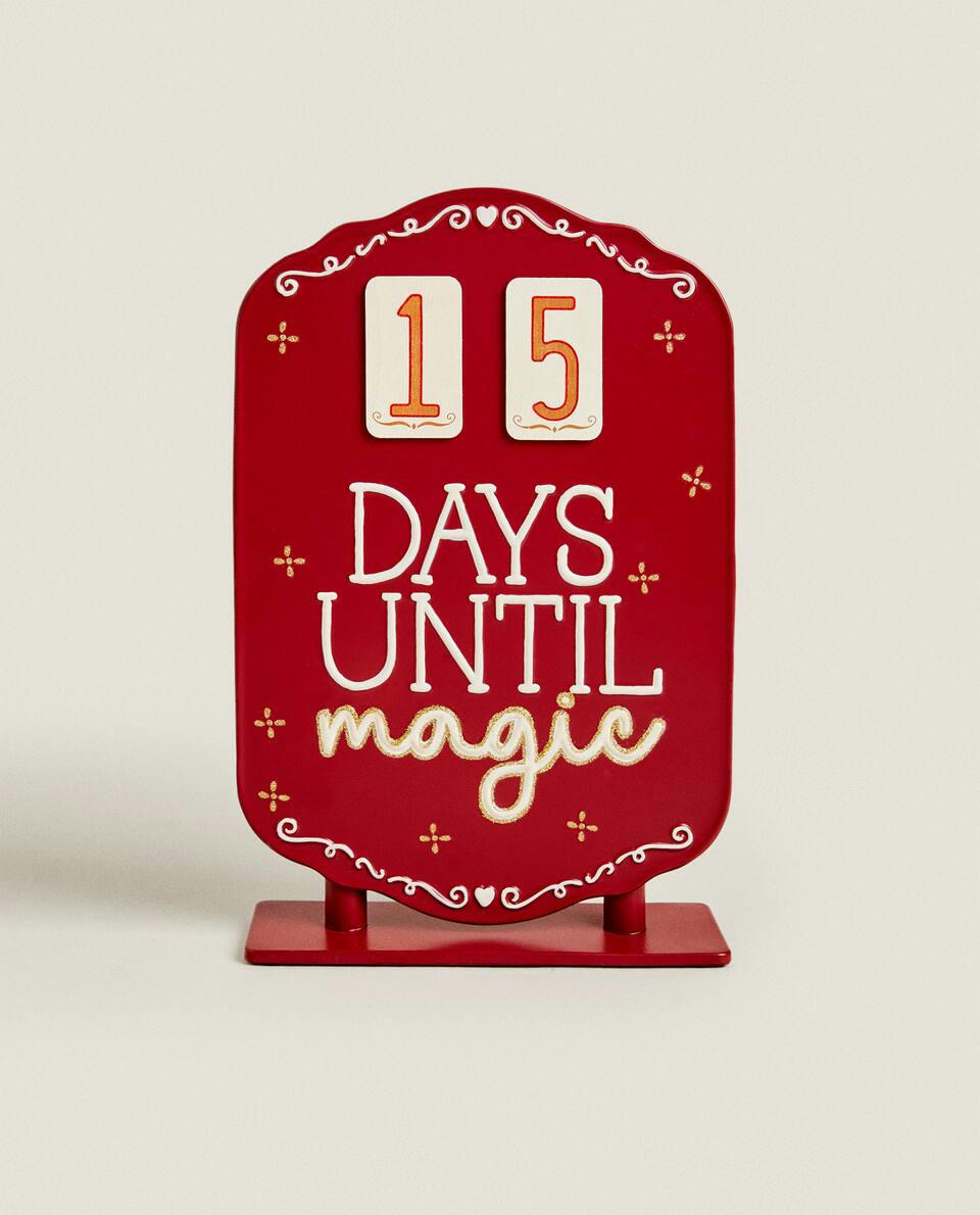 CALENDÁRIO INFANTIL DE CONTAGEM REGRESSIVA PARA O NATAL
