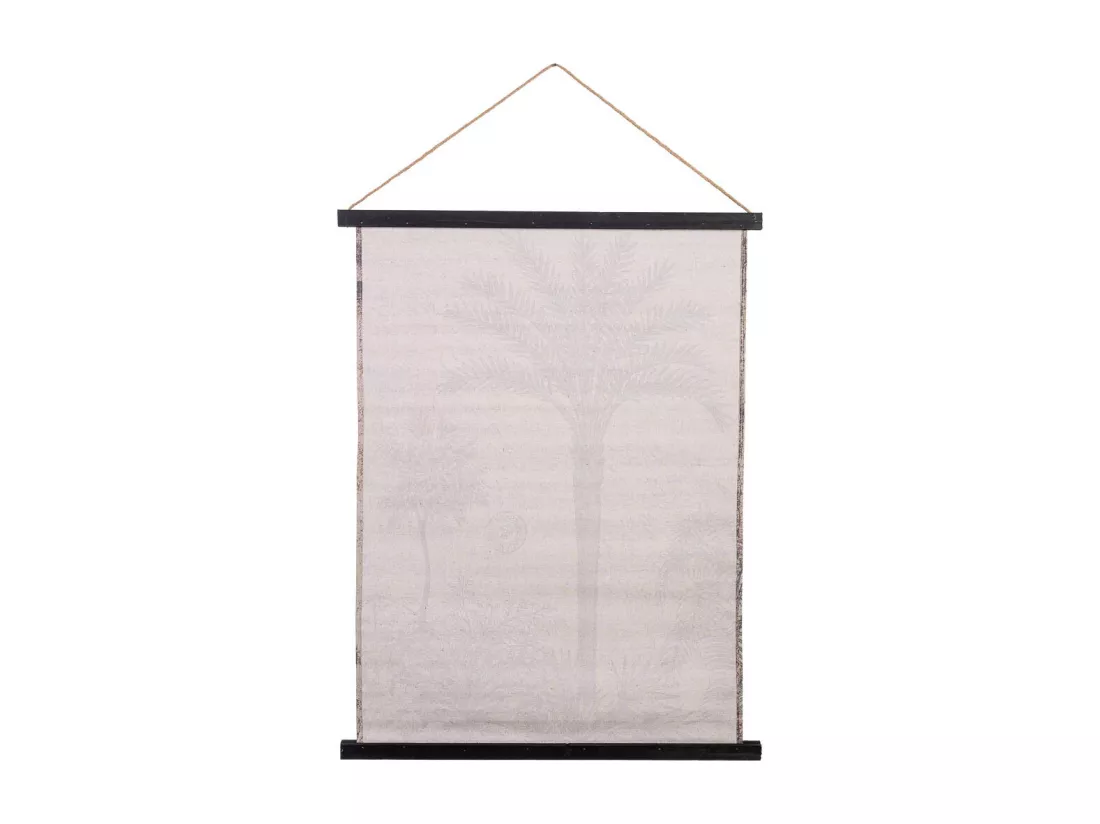 Toile imprimée en parchemin