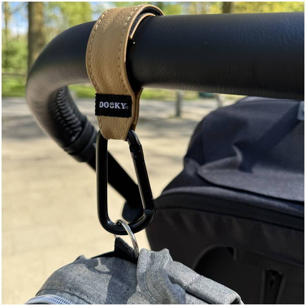 DookyDooky   Kinderwagenhaken beige