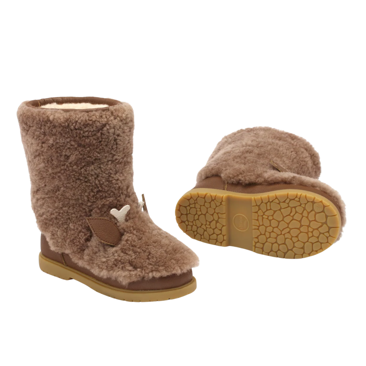Irfi Boots | Stag | Chestnut Curly Sheep Wool