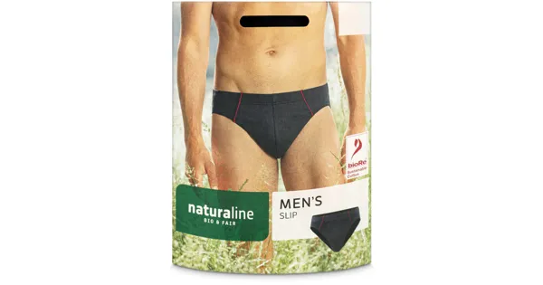 Naturaline Textil Herren Slip schwarz XL