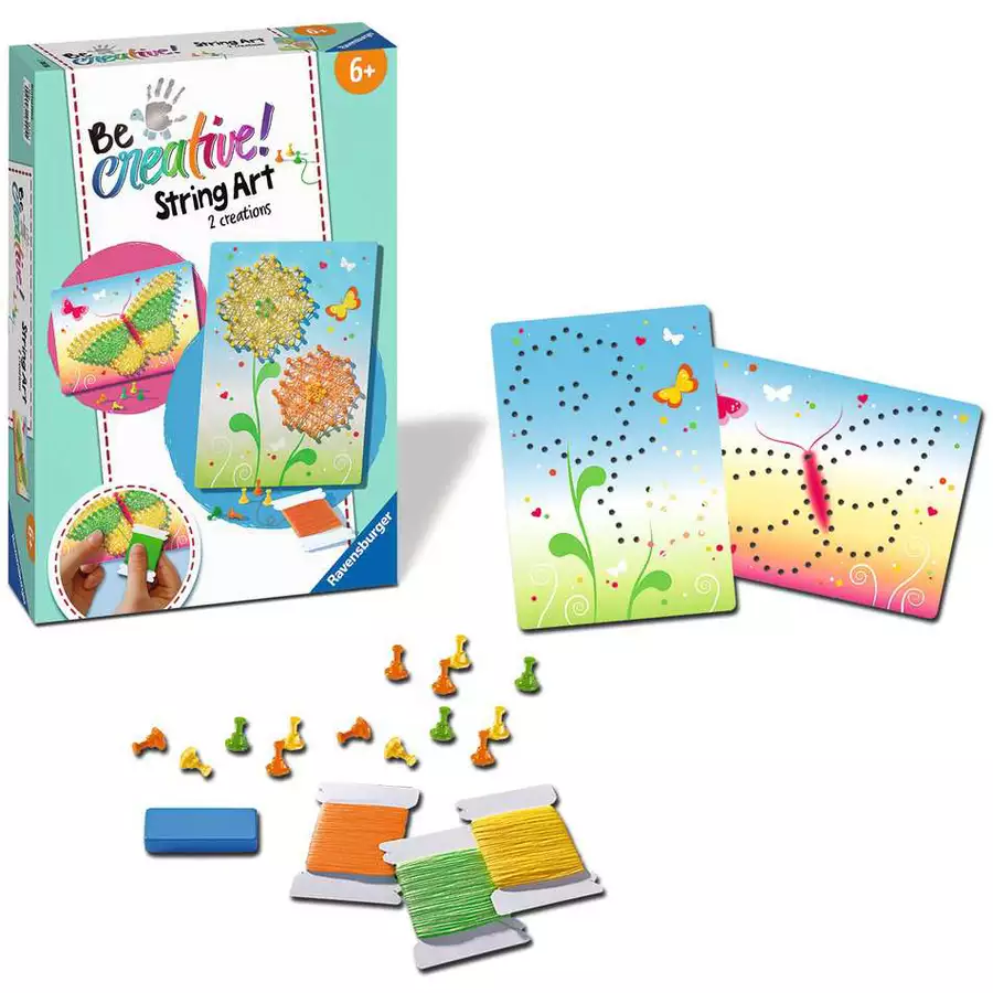 Ravensburger BeCreative String Art Butterflies bunt
