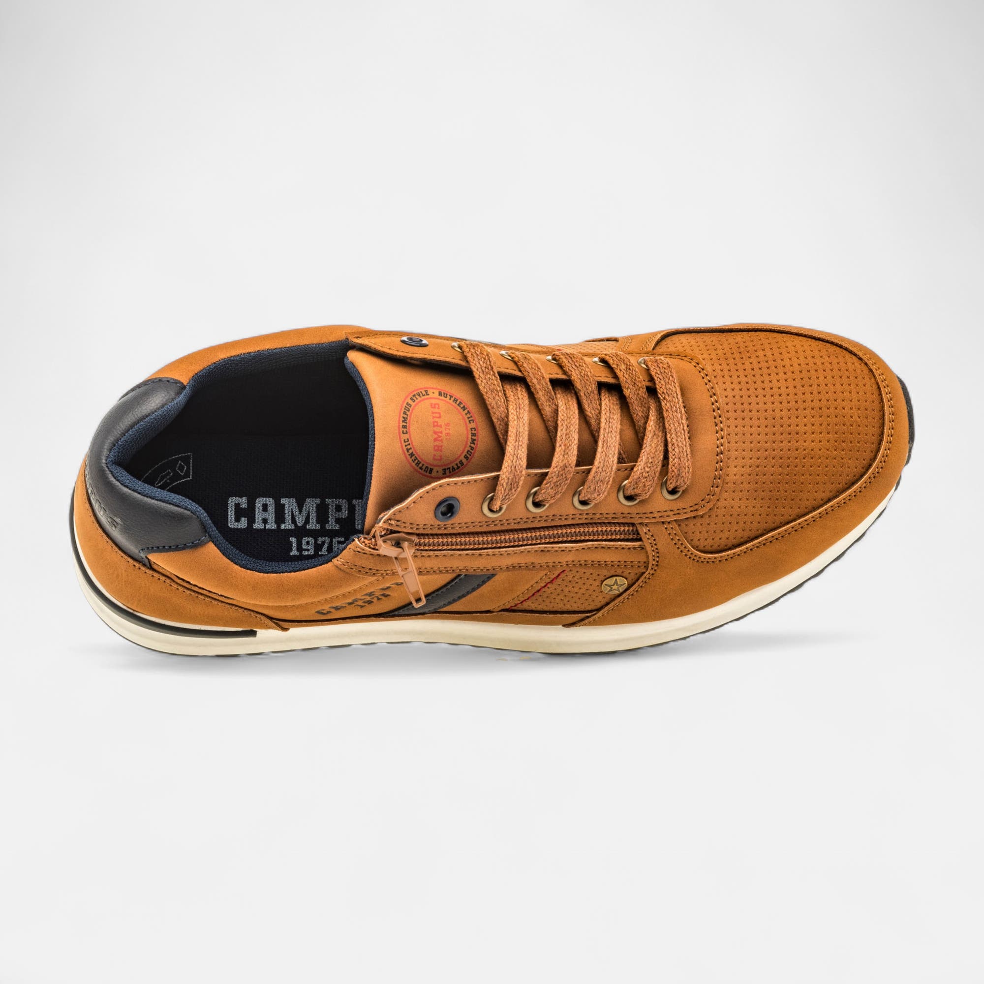 Baskets basses Homme cognac