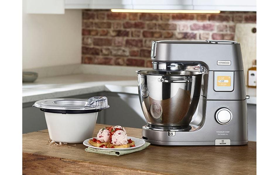 Eisbereiter KAX71.000WH zu Kenwood KüchenmaschinenEisbereiter für Küchenmaschinen