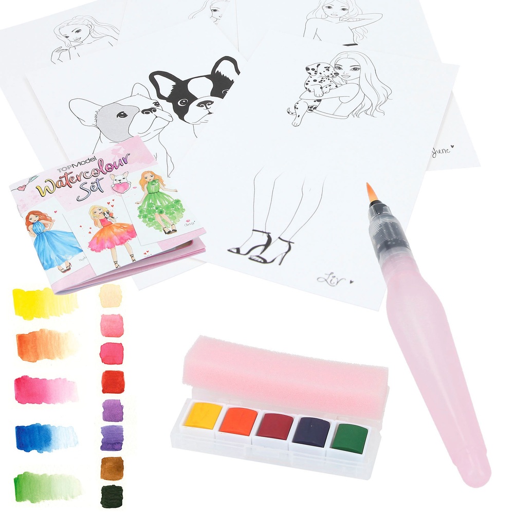 TOPModel Aquarellset