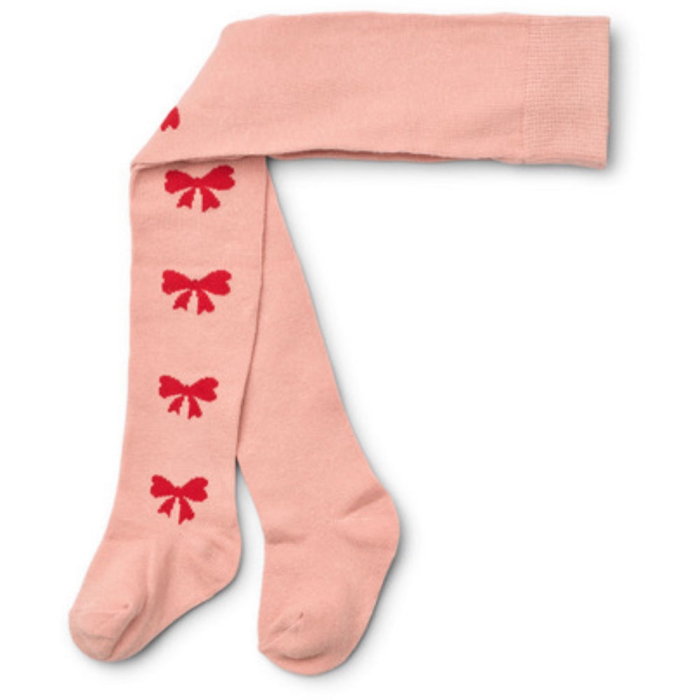 Køb Flöss Warm Pink Bow Vera Strømpebukser