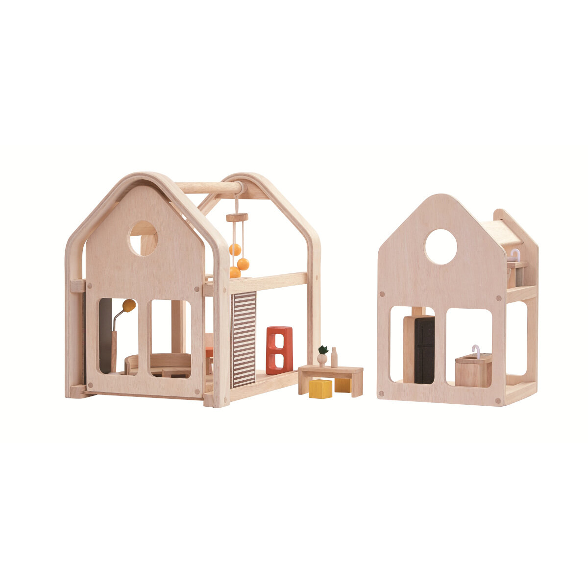 PlanToys PlanToys Slide N Go Puppenhaus inkl Möbel