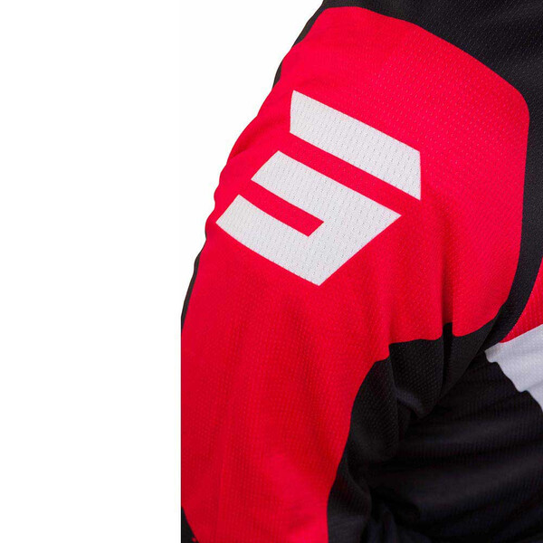 Dafy Moto - Maillot enfant Shot Noir / Rouge