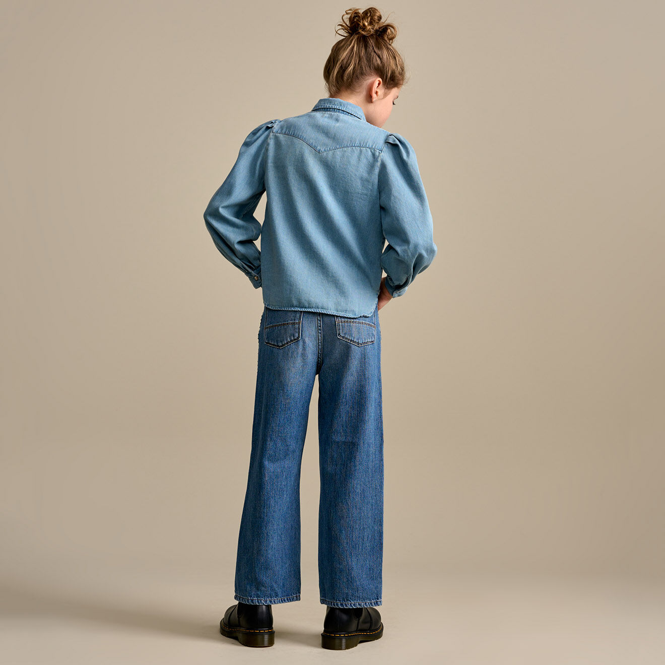Bellerose Chemise en jean Vegas bleu stone