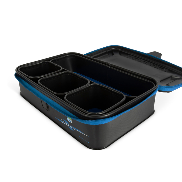 Boîtes à appâts Preston Supera X EVA System (Incl. 3 1 bacs à appapts)