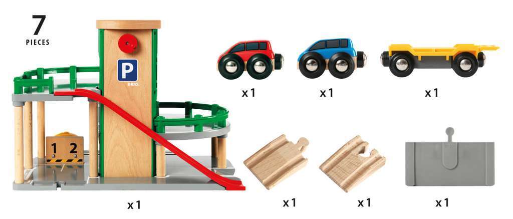 BRIO Spiel Parkhaus, Straßen&Schienen