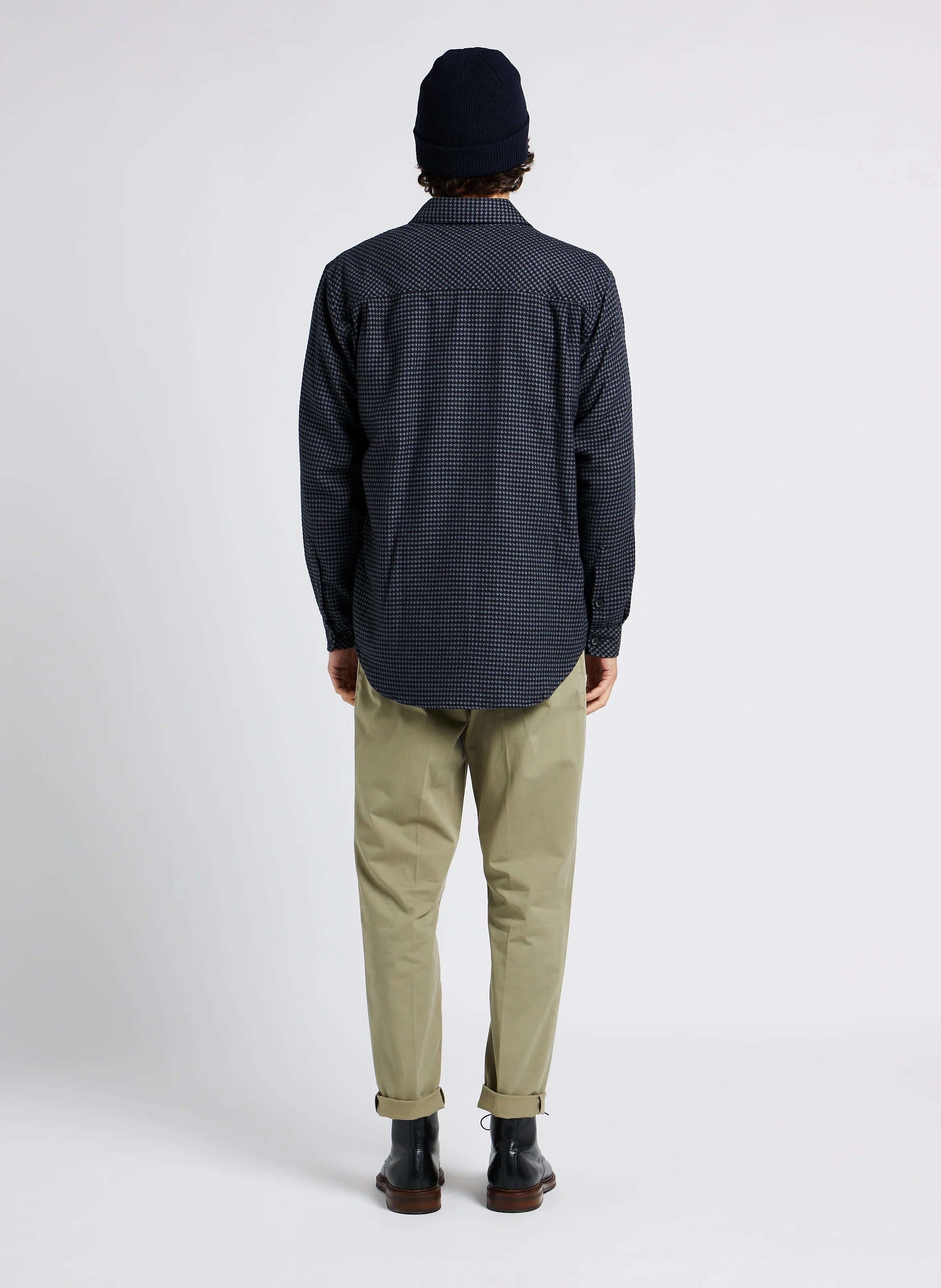 ELIET - Pull col rond regular-fit en laine mélangée| Gris
