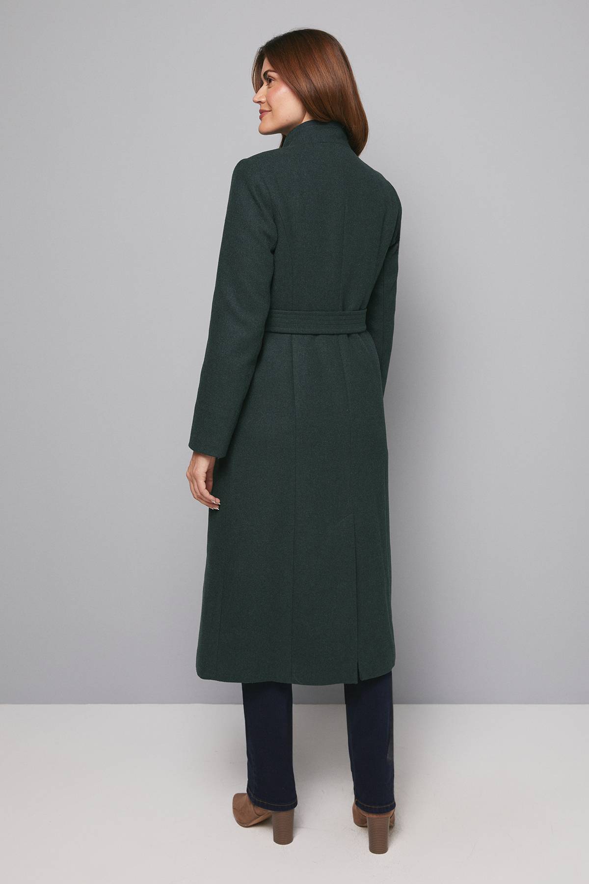 Wallis Manteau Maxi Ceinturé