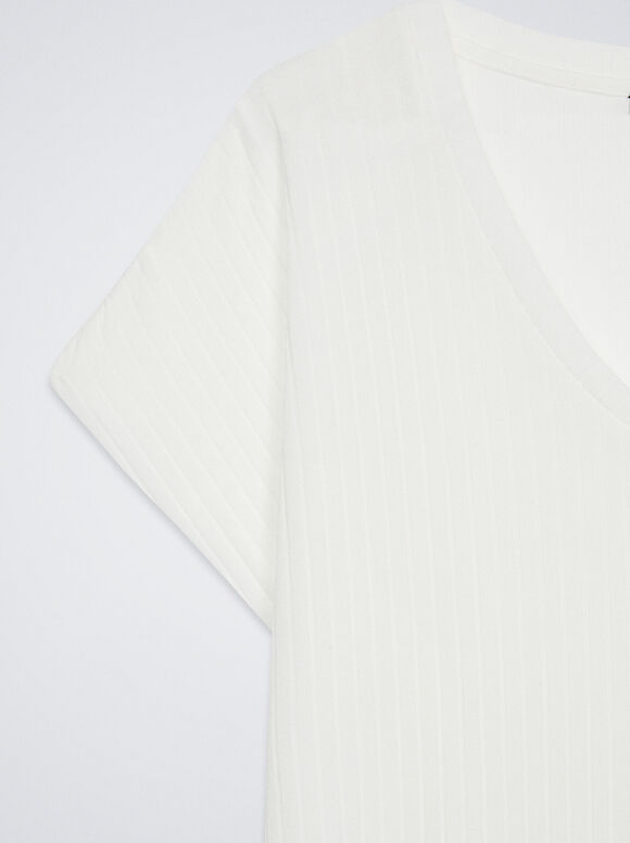 Camiseta feita com materiais reciclados - Branca