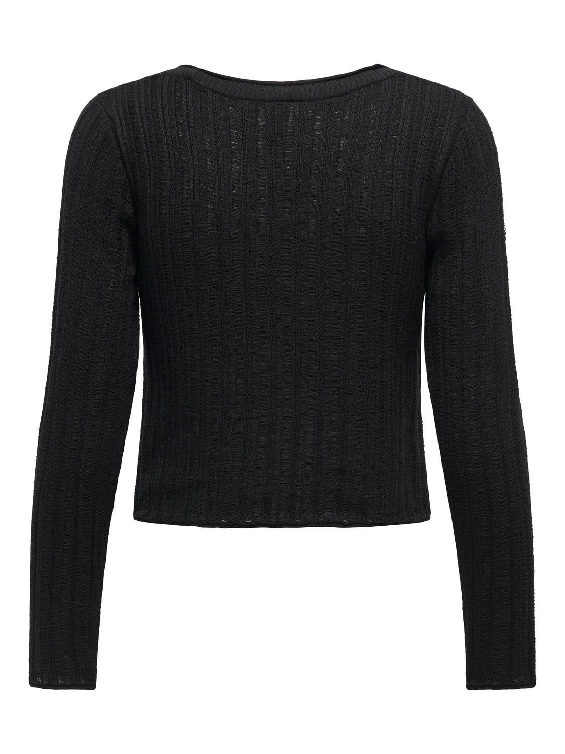 ONLCRILLA Strickpullover Black