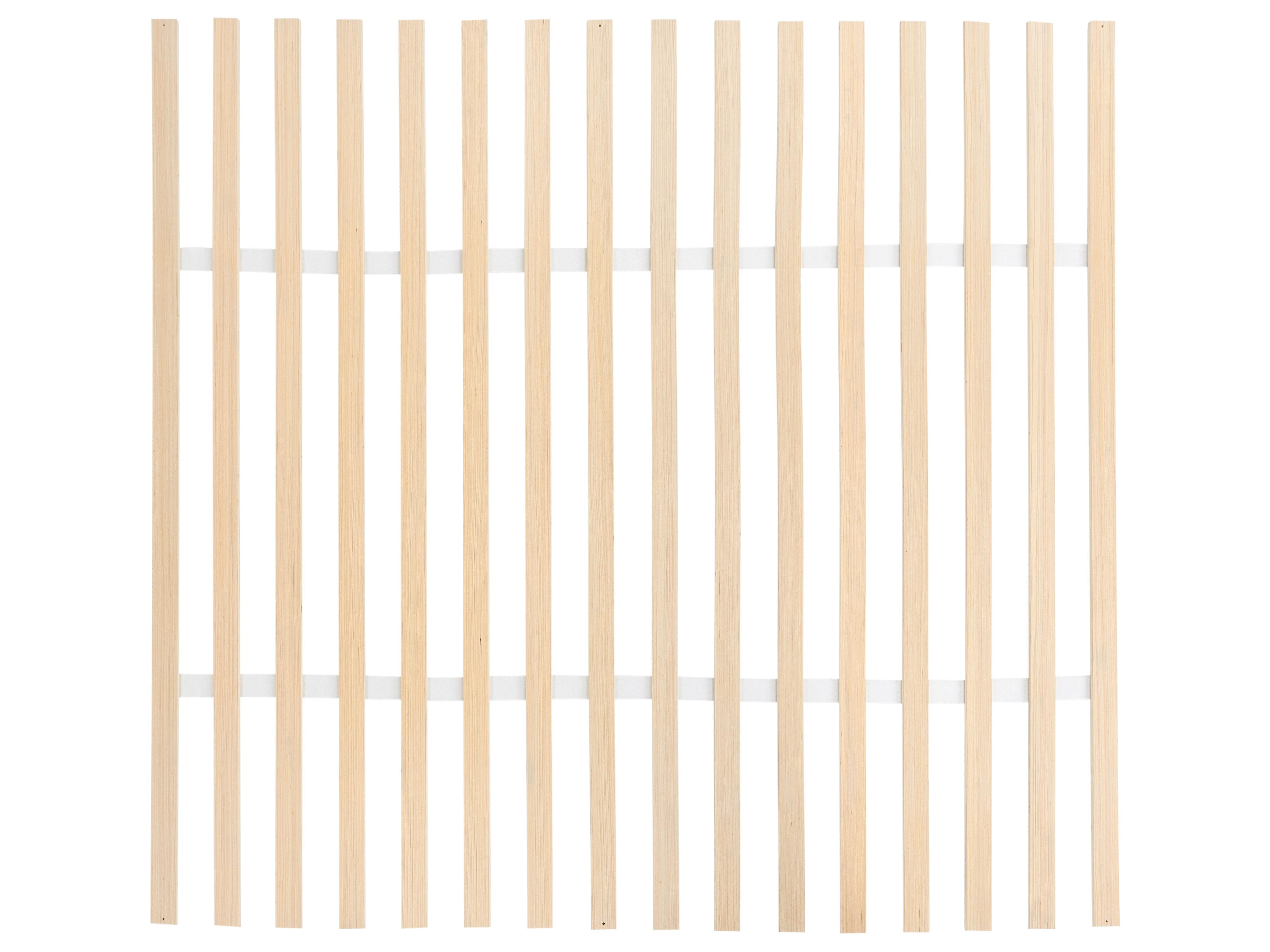 Bed Bouclé LESSAY 180 x 200 cm Gebroken wit