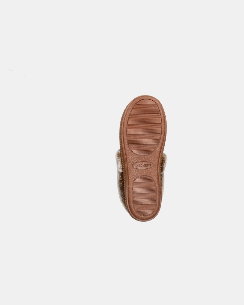 Skechers Cali Pantoffels  - cognac