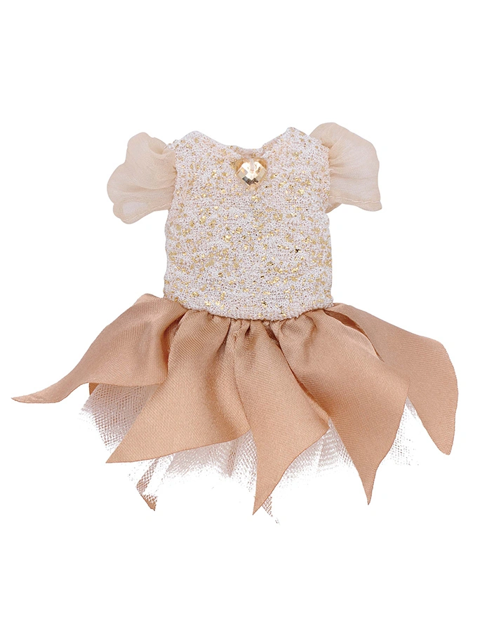 Puppenbekleidung LUNA KRUSELINGS MAGIC OUTFIT in beige