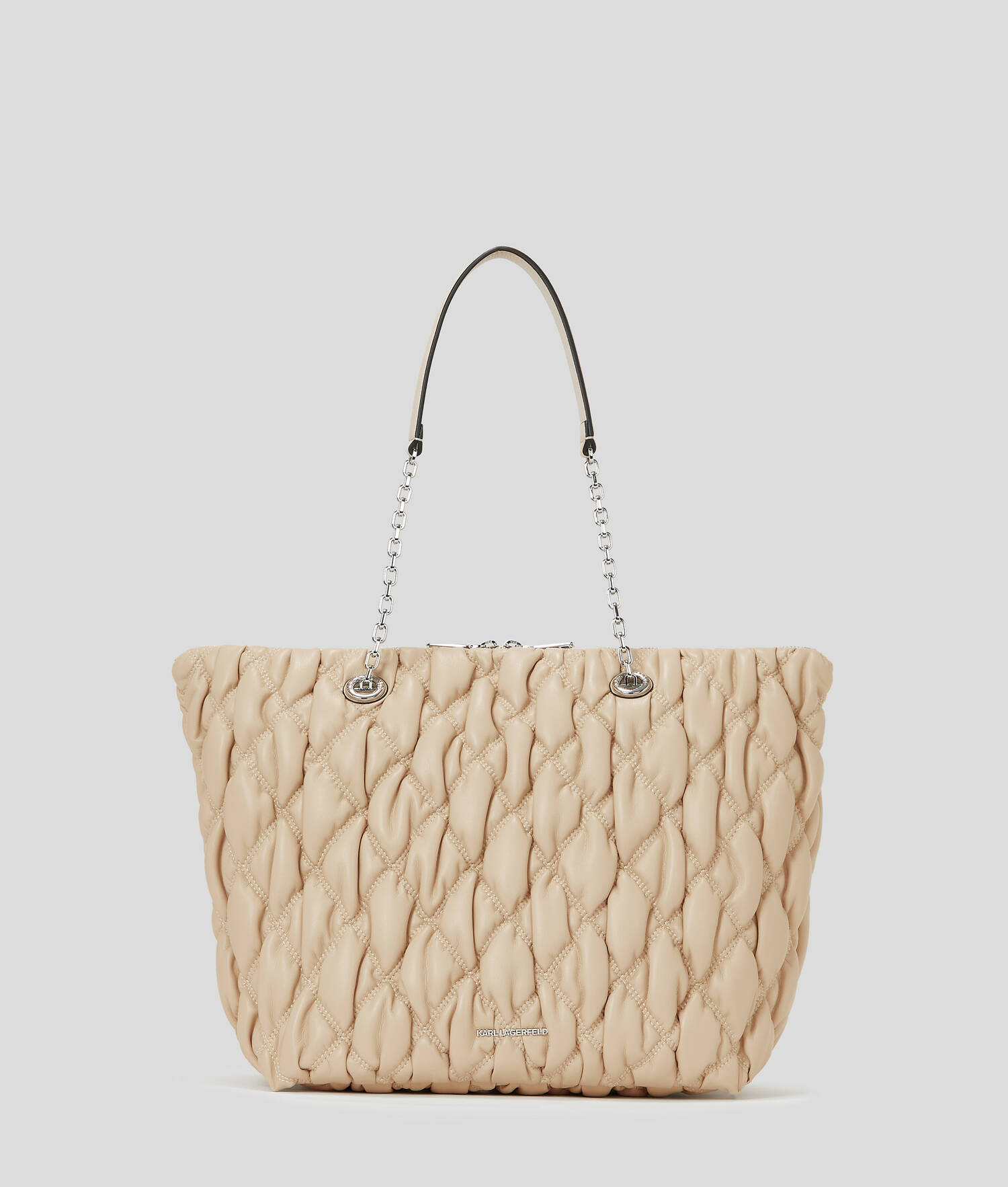 SAC CABAS K/SIGNATURE KUILT - Trench Beige