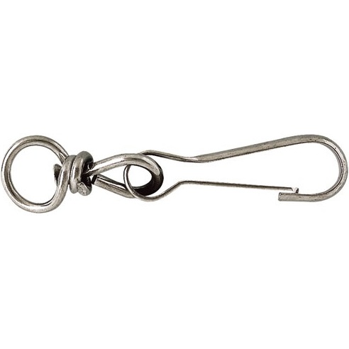 Porte-mousqueton Simplex à touret en acier zingué