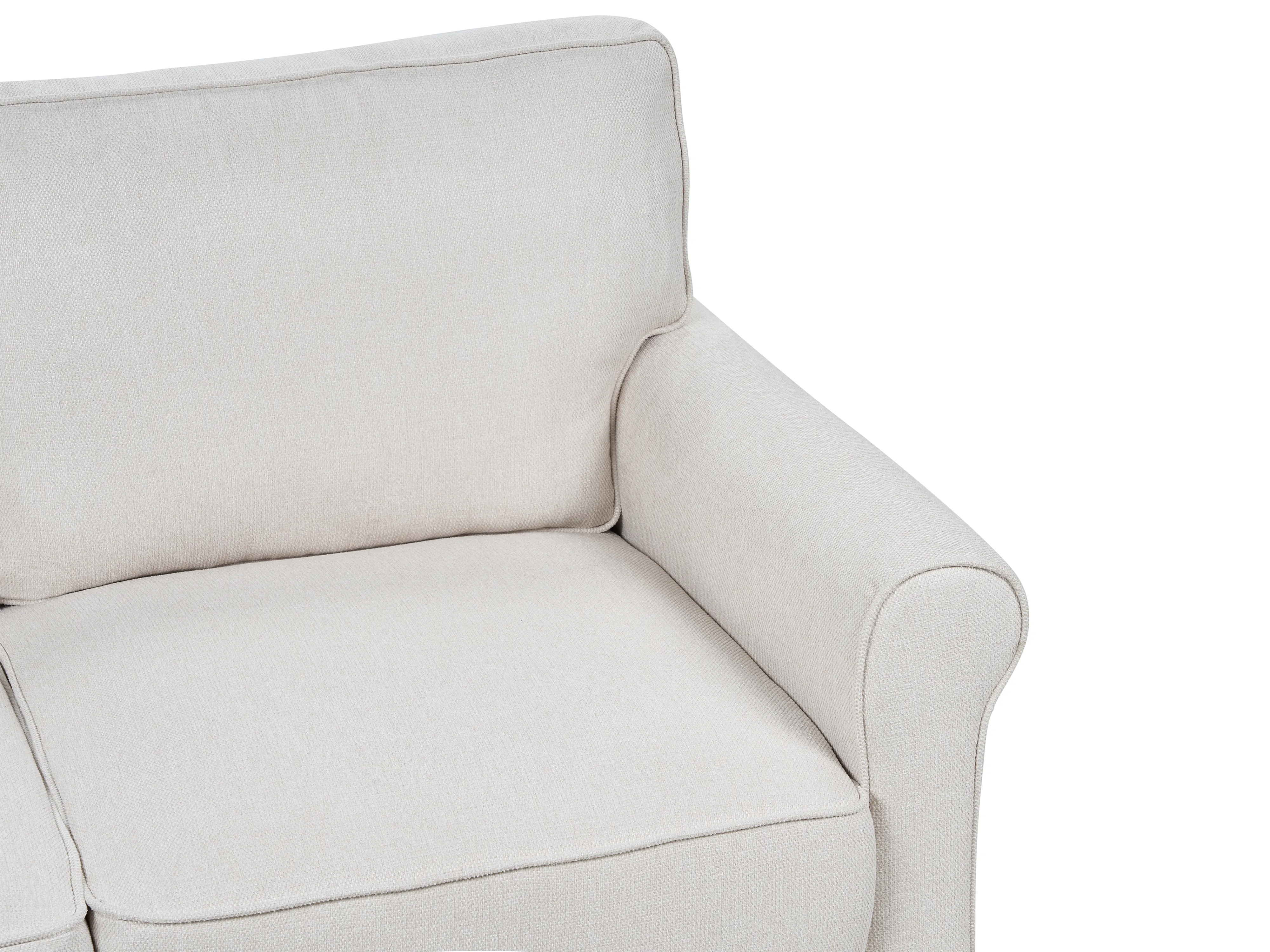 Bank 2-zits RONNEBY Stof Beige