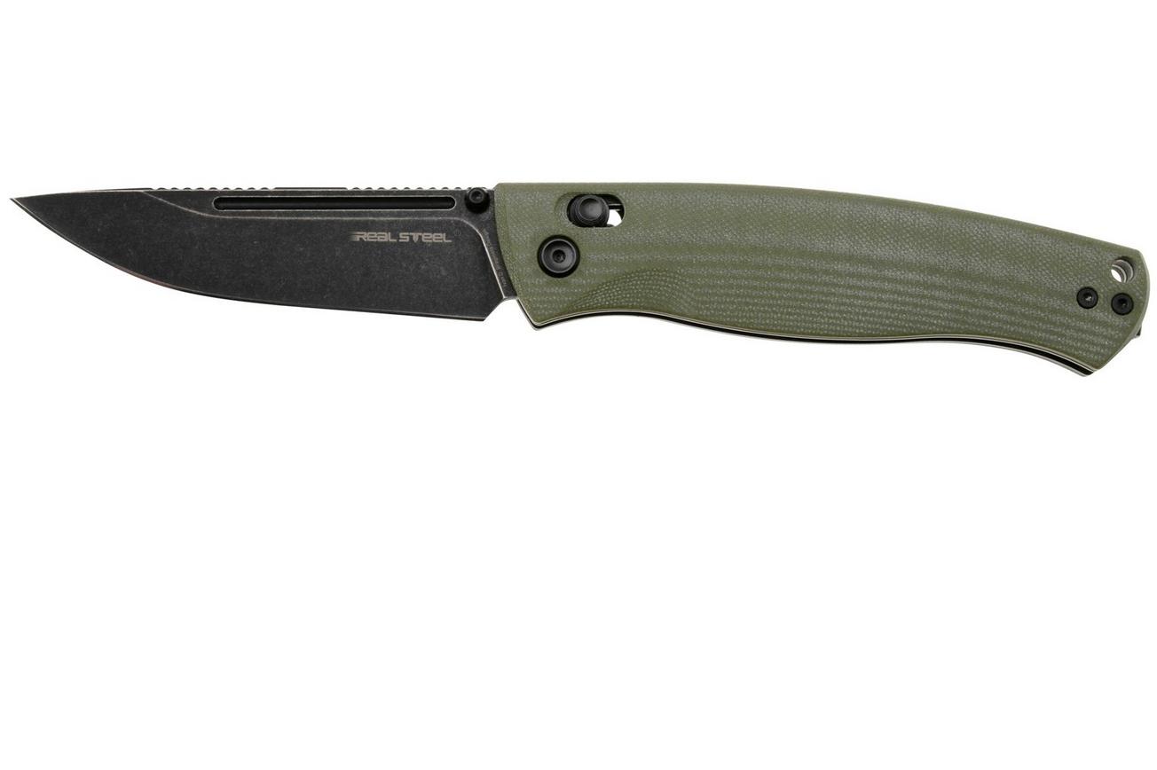 Real Steel Pathfinder FFG 7851GB, Blackwash, Green G10 zakmes, Ivan D. Braginets design