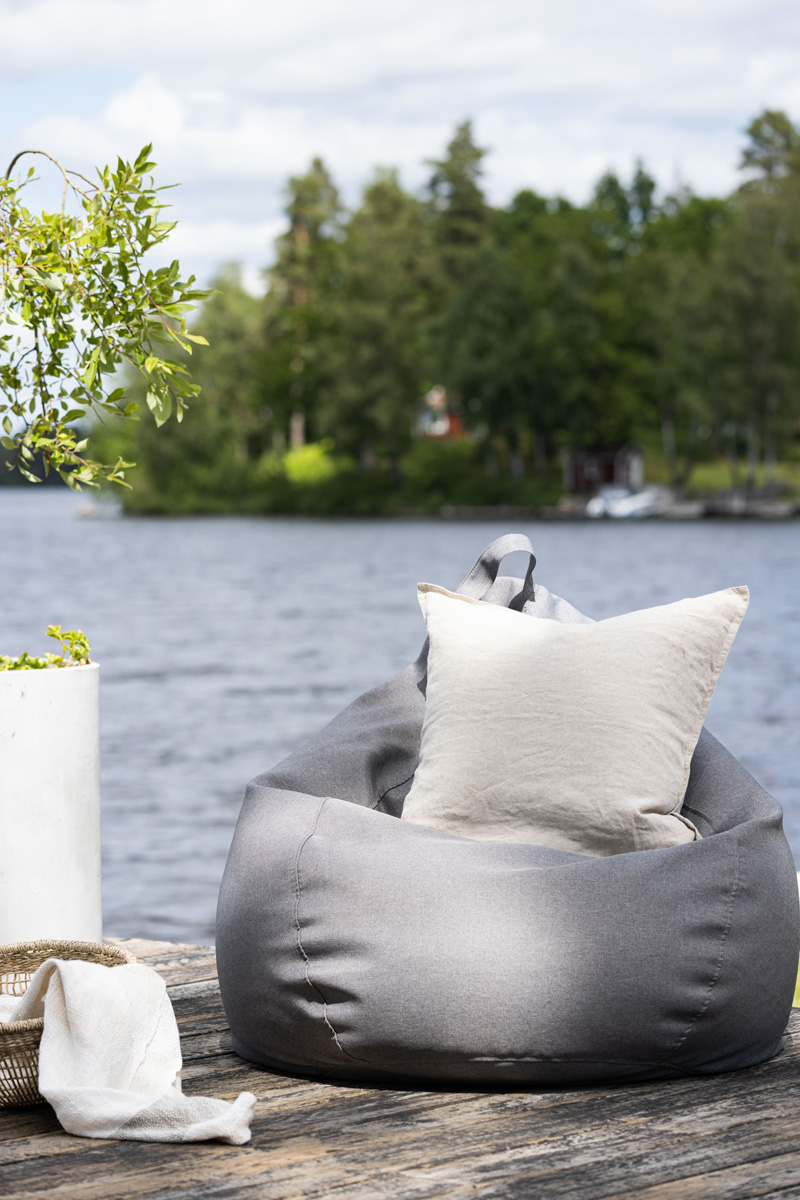 Outdoor lounge zitzak Nils Grijs