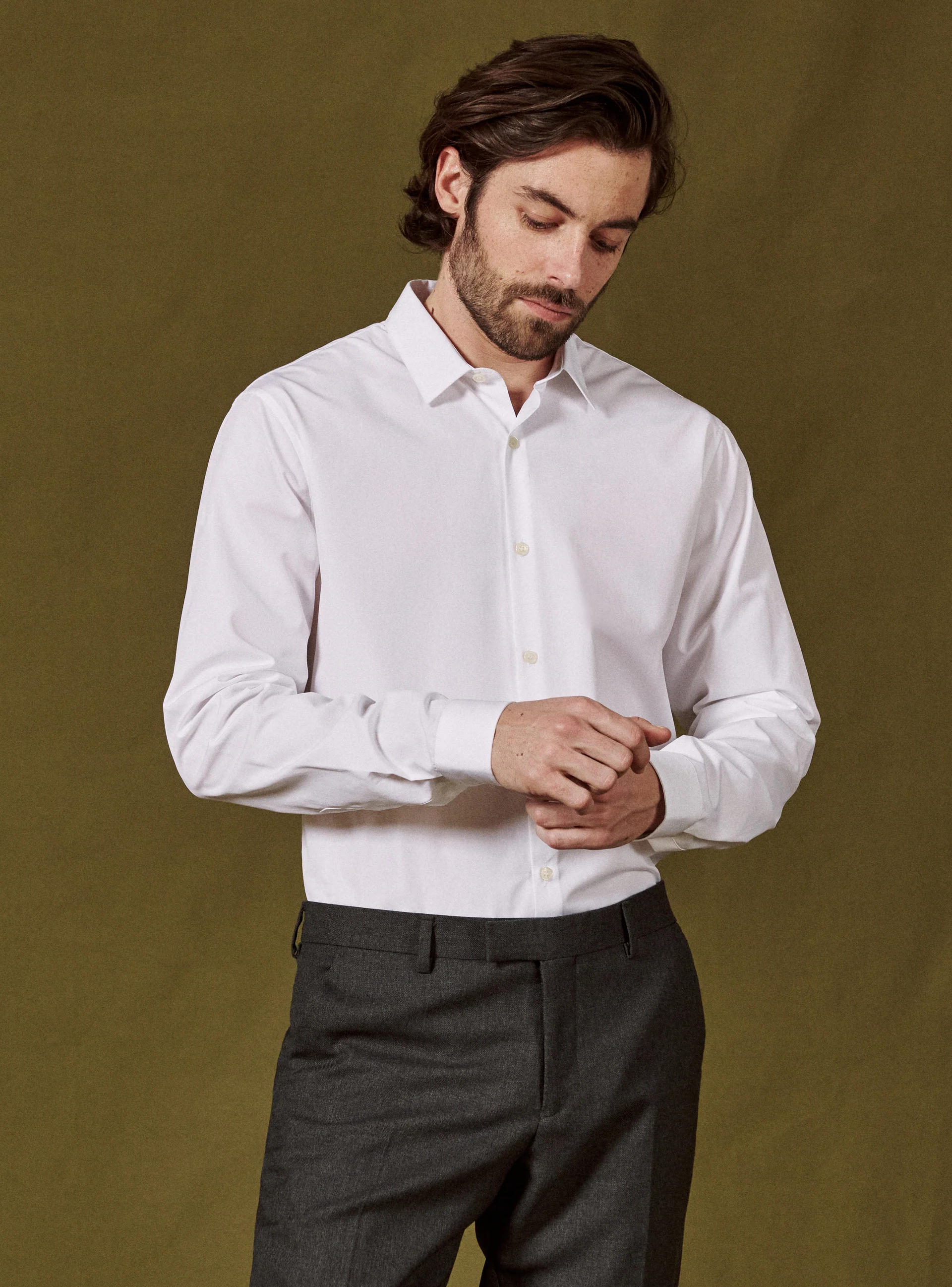 Chemise Jay Blanc Popeline