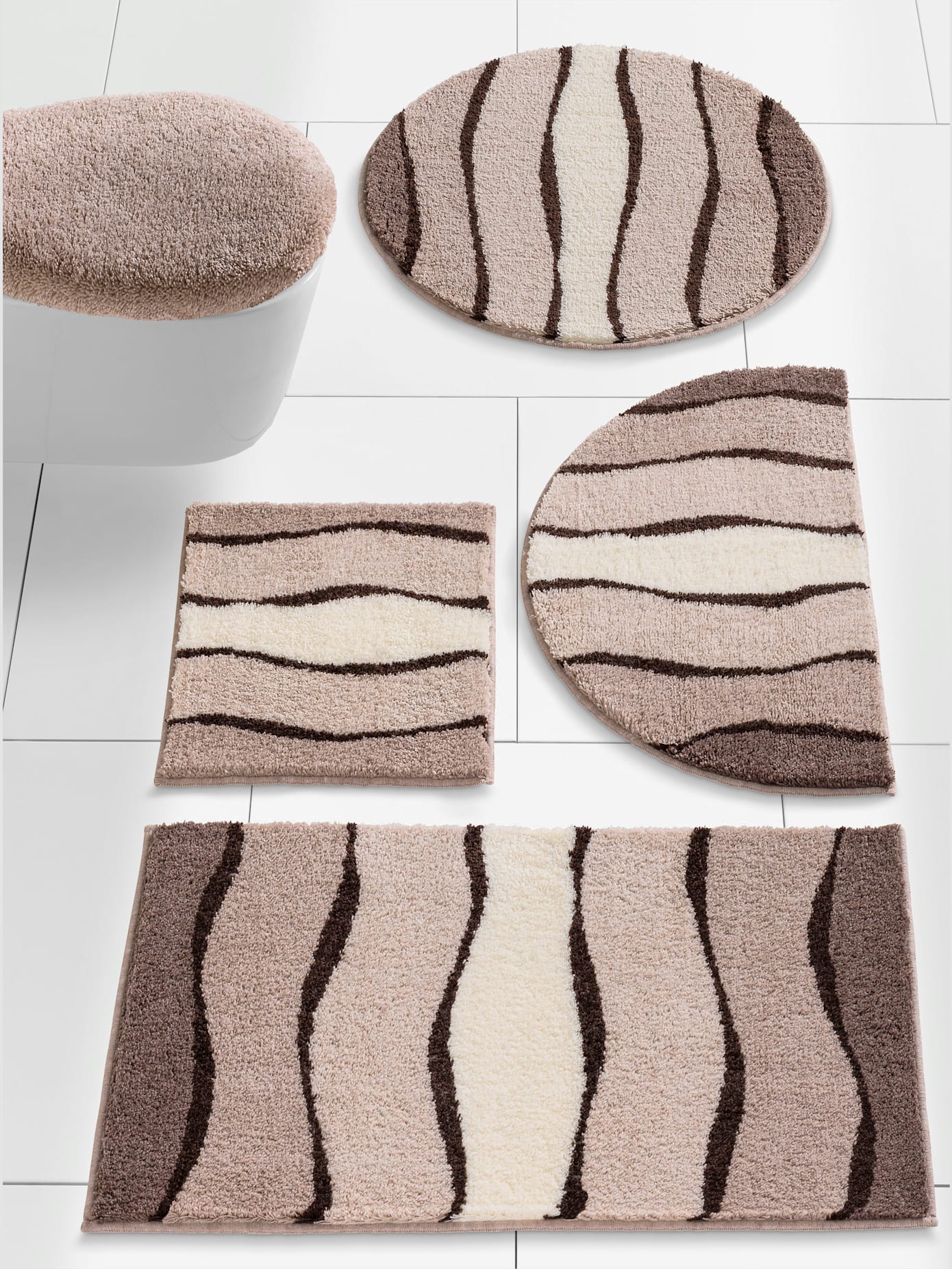 Tapis de bain acrylique facile d'entretien